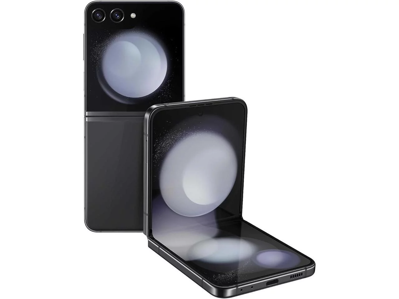 SAMSUNG Galaxy Z Flip 5 Cell Phone, Factory Unlocked Android Smartphone, 256GB, Compact, Foldable Design, One-Hand Control, Best Selfies, Full Cover Screen, Hands-Free Use, US Version, 2023,Graphite