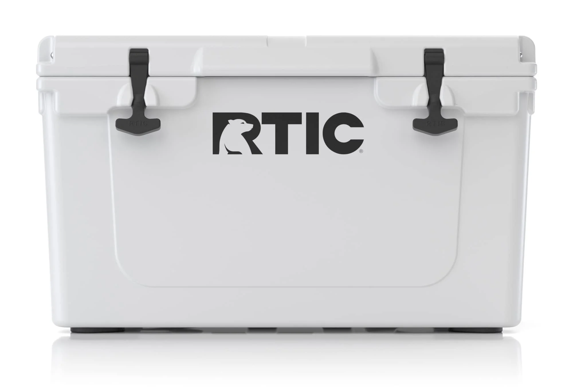 RTIC 45 QT Ultra-Tough Rotomolded Hard-Sided Ice Chest Cooler, White, Fits 58 Cans