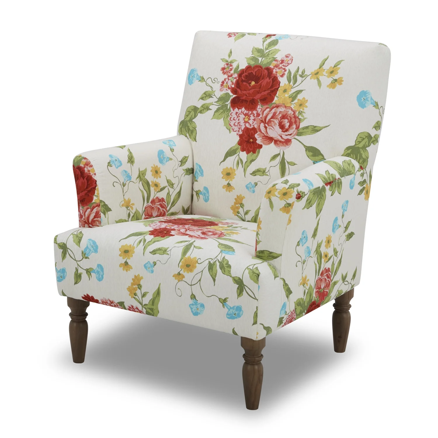 The Pioneer Woman Sweet Rose High Rolled Arm Accent Chair