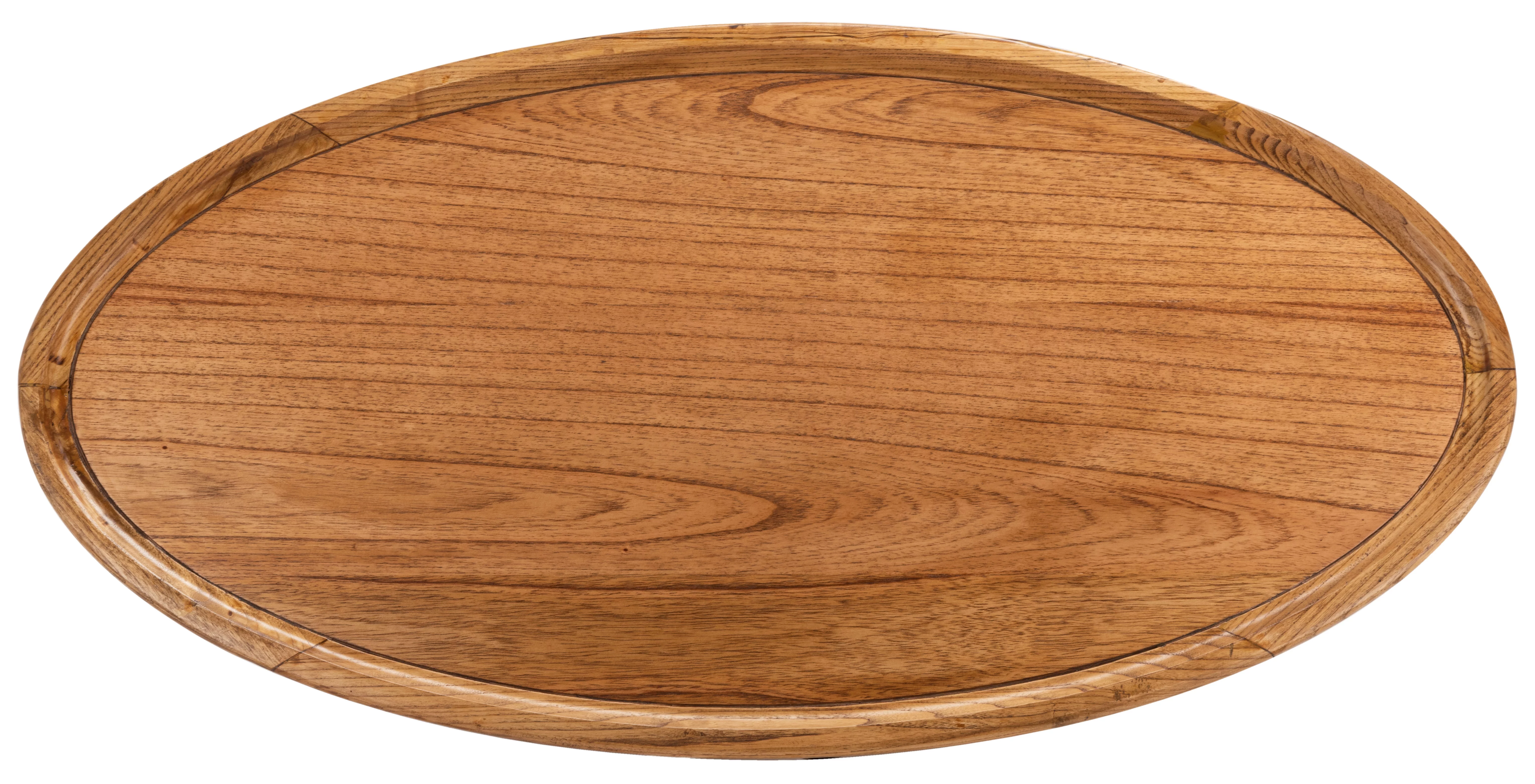 SAFAVIEH Flyte Rustic Wood Oval Coffee Table, Natural