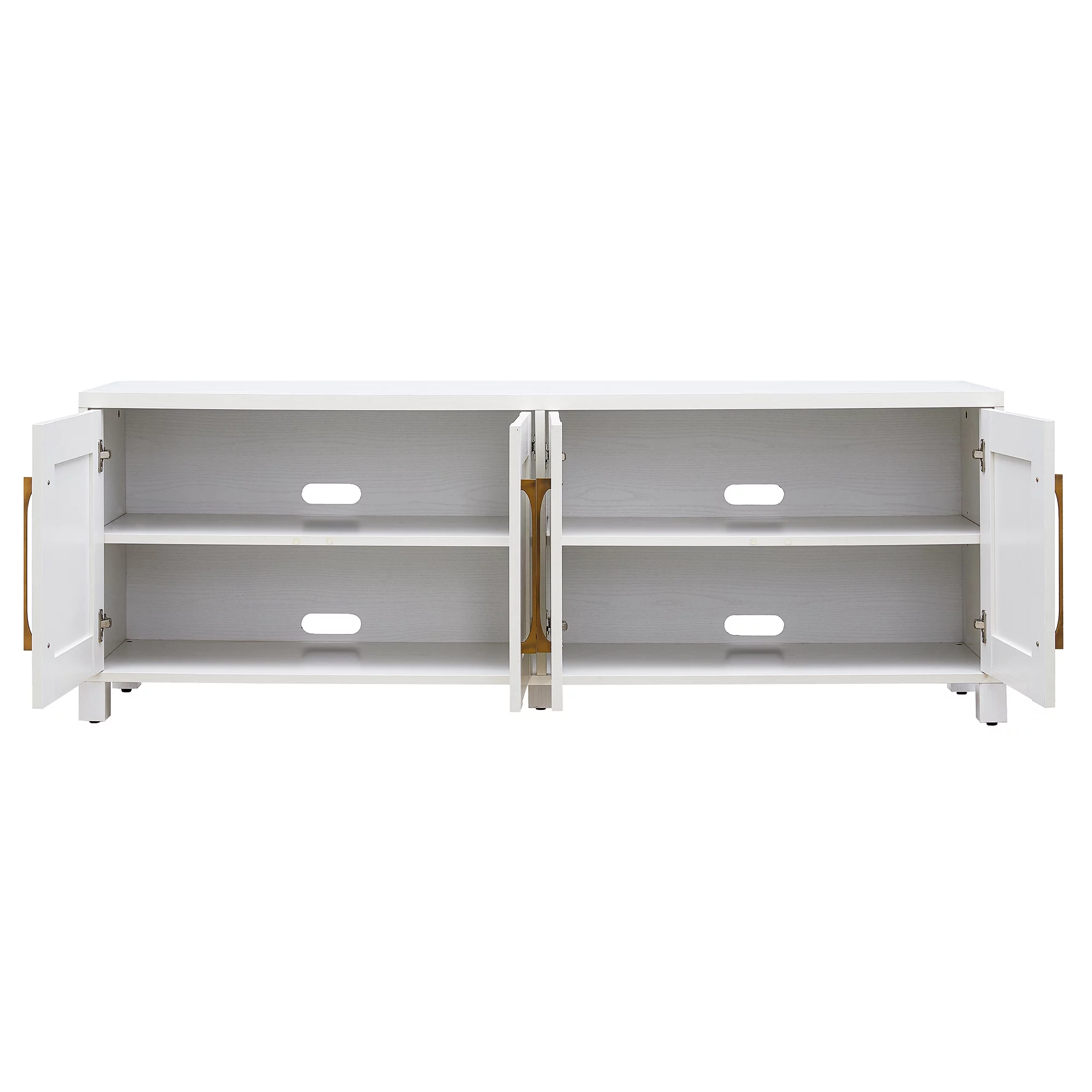 Evelyn&Zoe Chabot Rectangular TV Stand for TV's up to 75