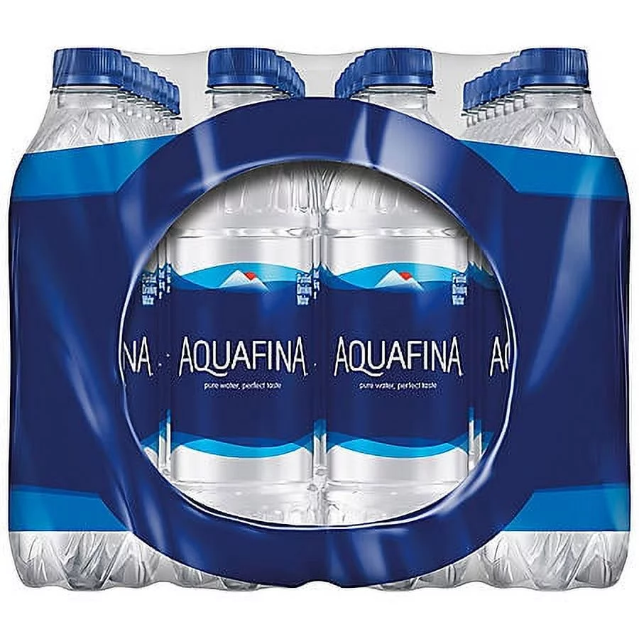 Aquafina Purified Drinking Water, 16.9 Ounce (32 Bottles)