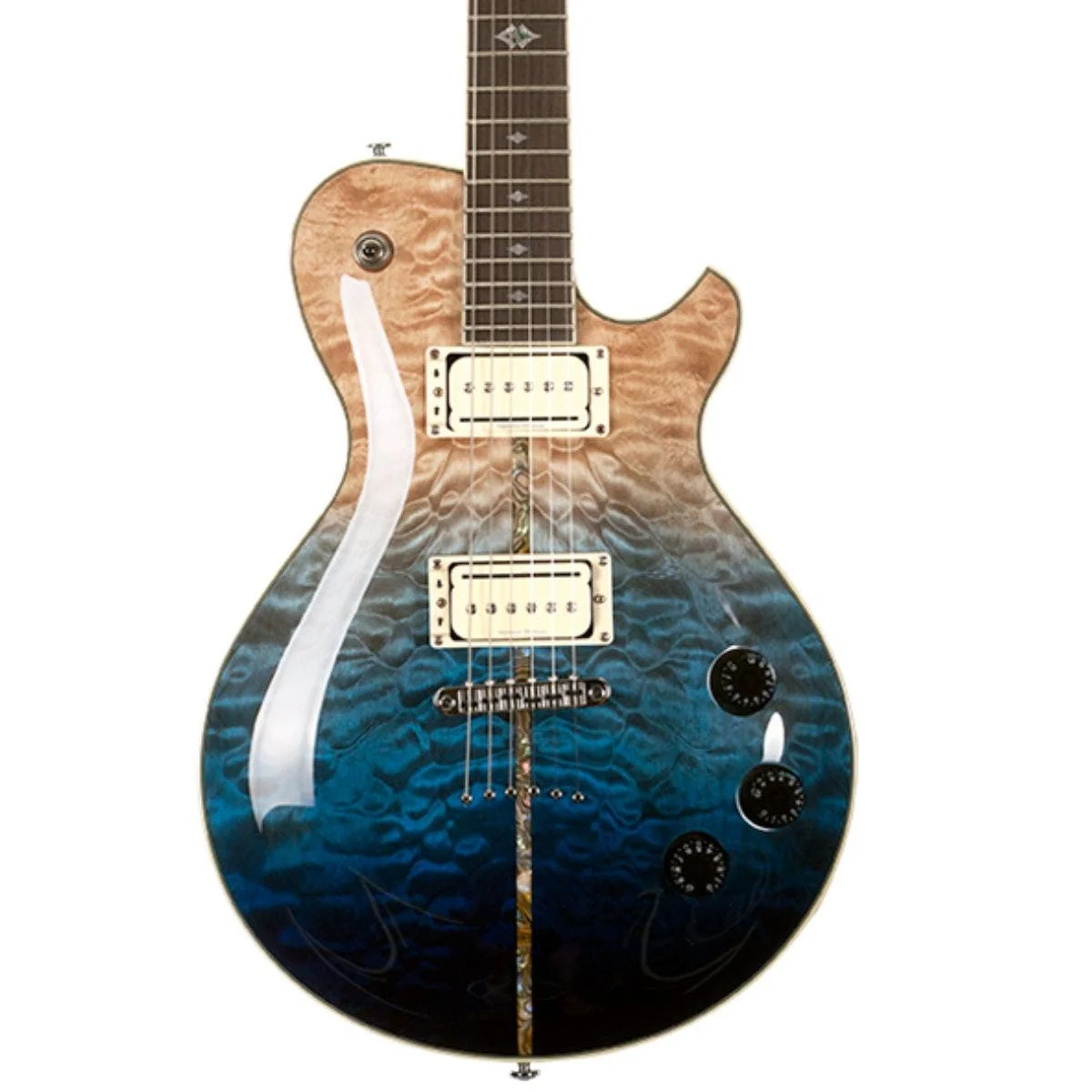 Mod Shop Patriot Instinct Duncan Electric Guitar Blue Fade