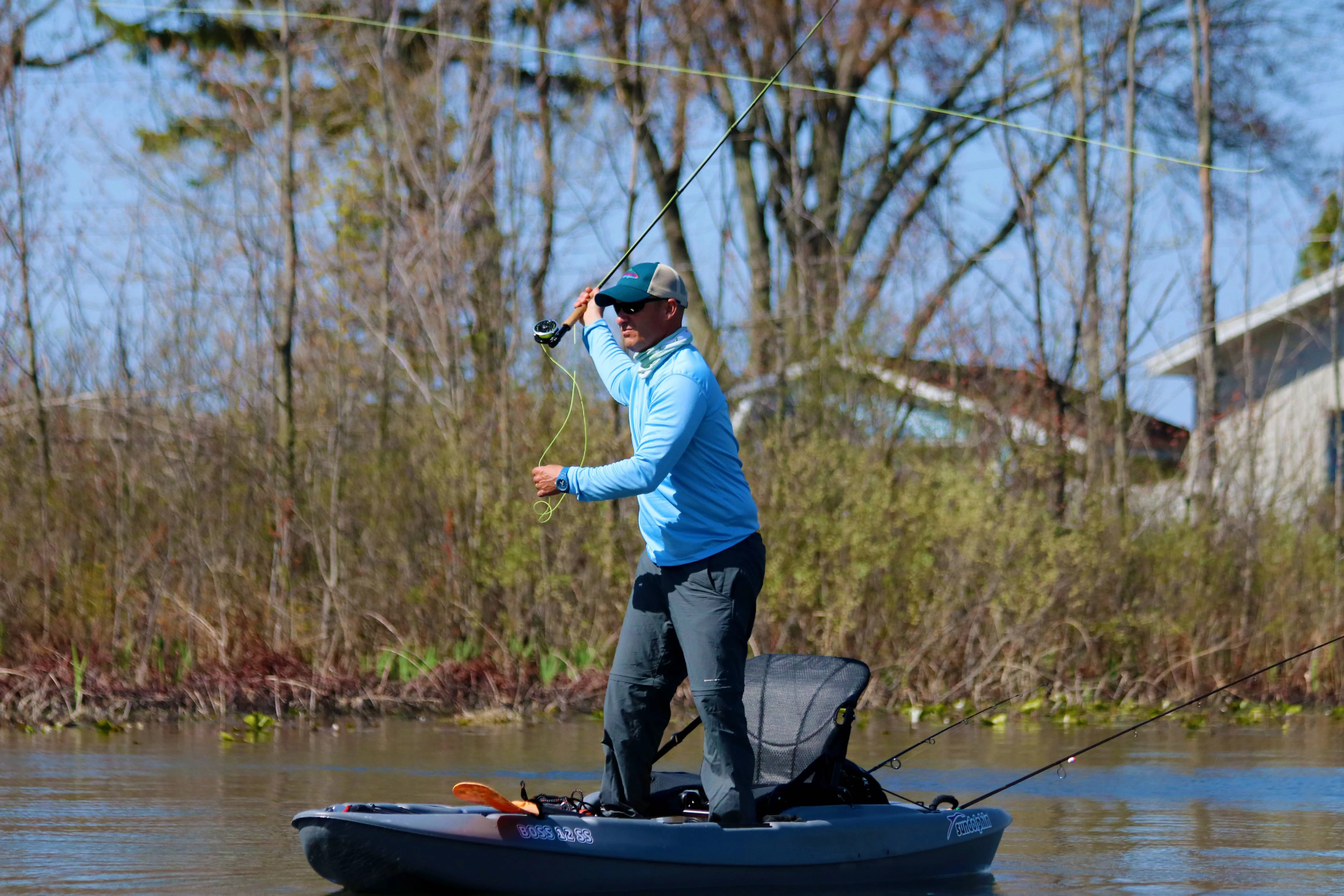 Sun Dolphin Boss 12' Kayak, No Paddle, Gray