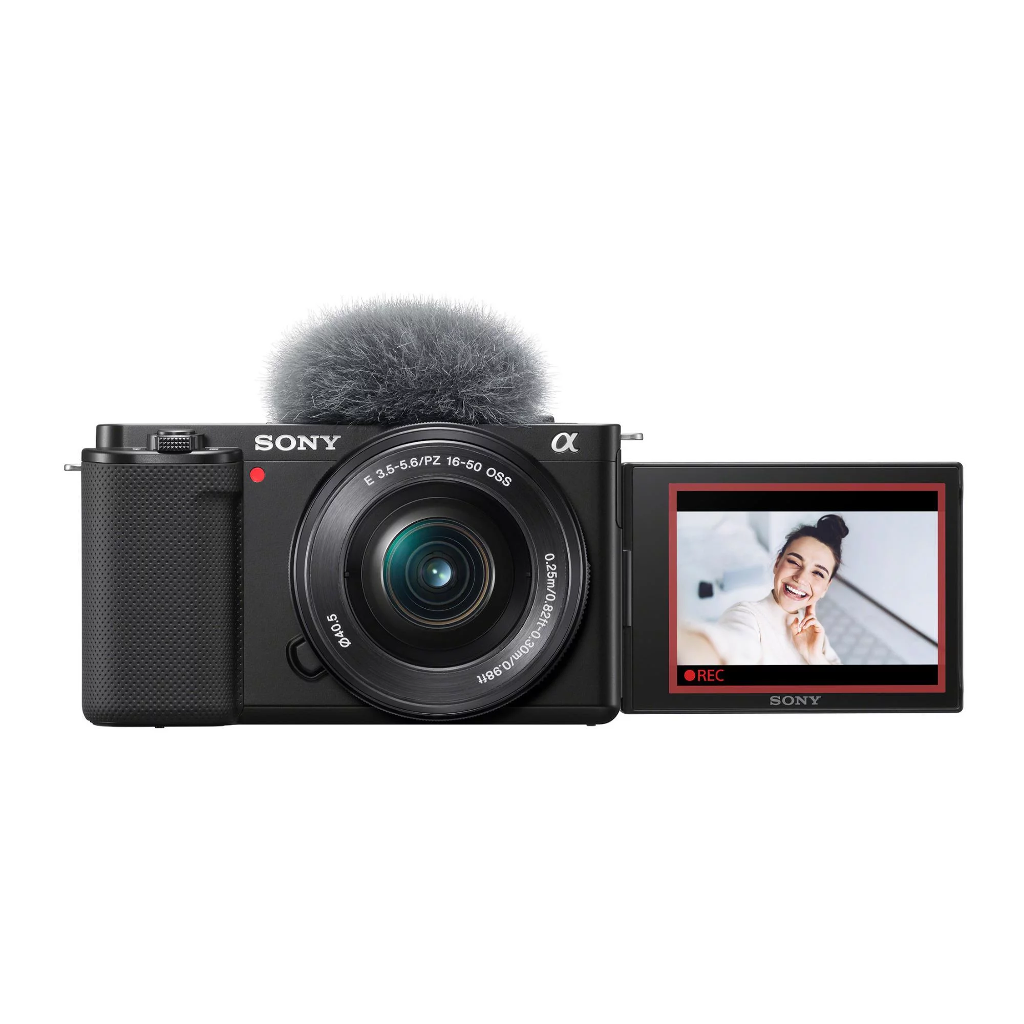 Sony Alpha ZV-E10 APS-C Mirrorless Vlog Camera (Black) with 16-50mm Lens Bundle