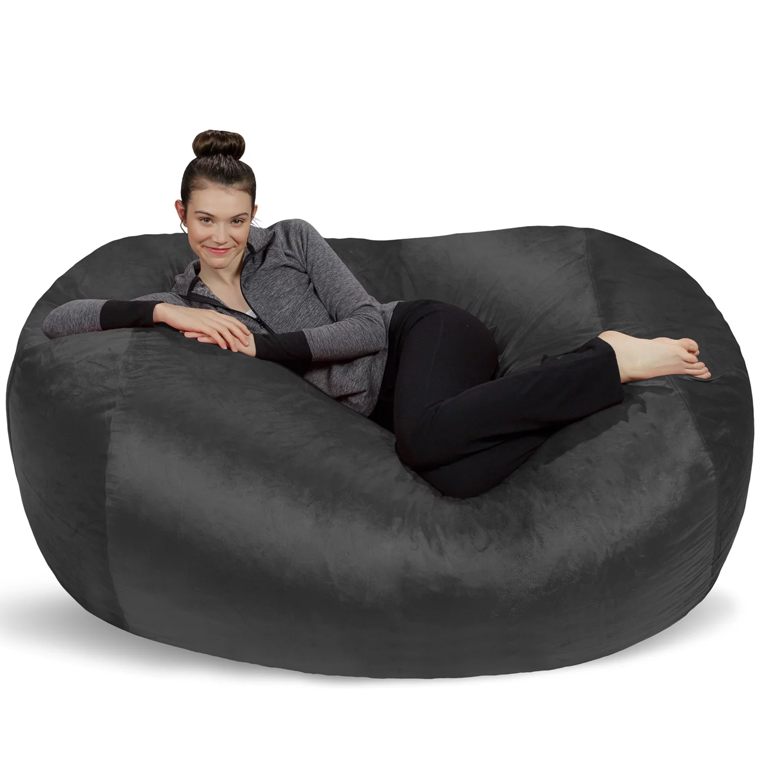 Sofa Sack Bean Bag Chair, Charcoal
