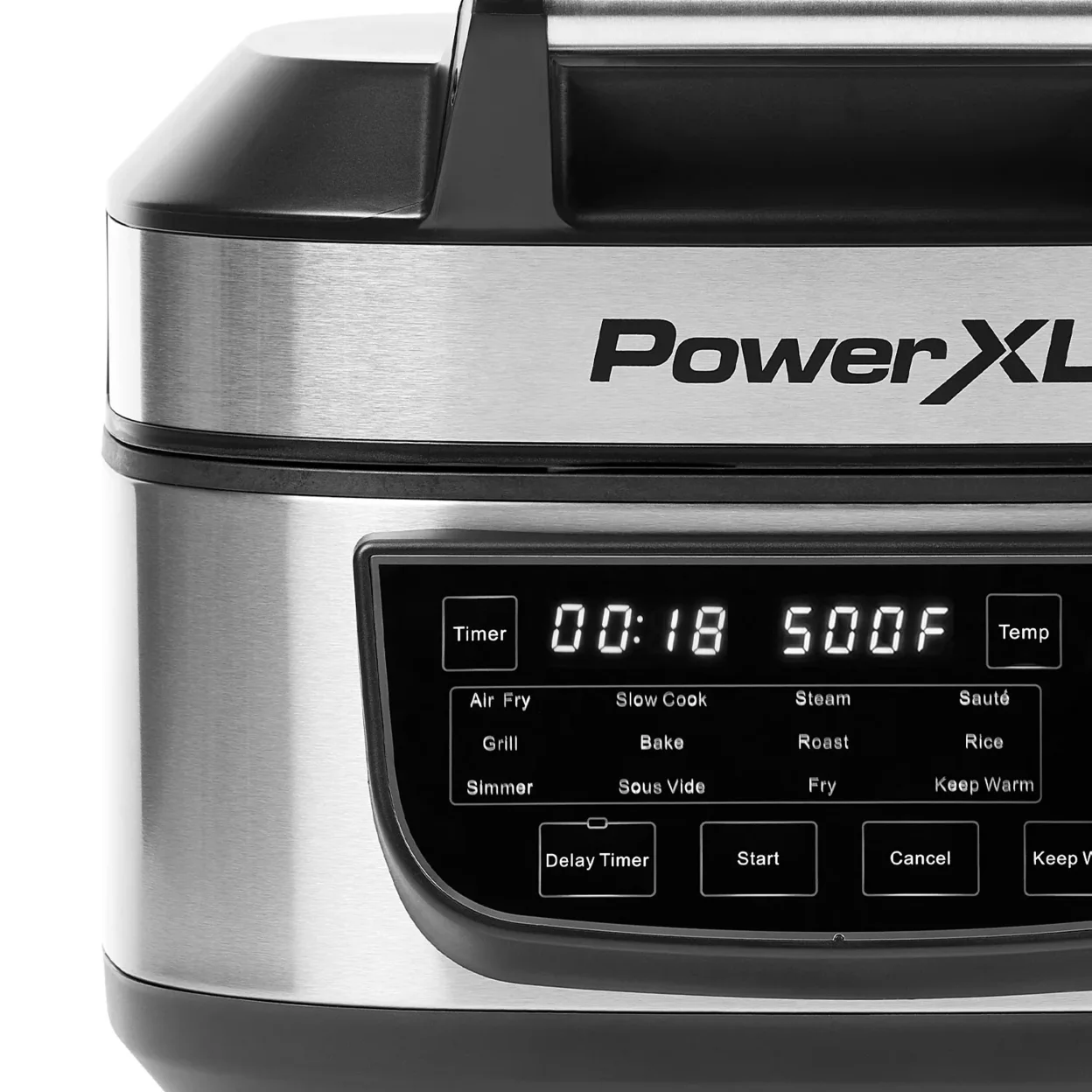 PowerXL GMC01 Grill Air Fryer Combo 6 QT 12-in-1 Indoor Grill, Air Fryer