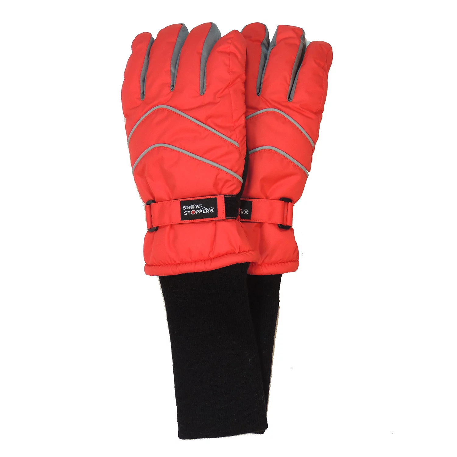 SnowStoppers Kids Winter Gloves (Extra Large, Red)