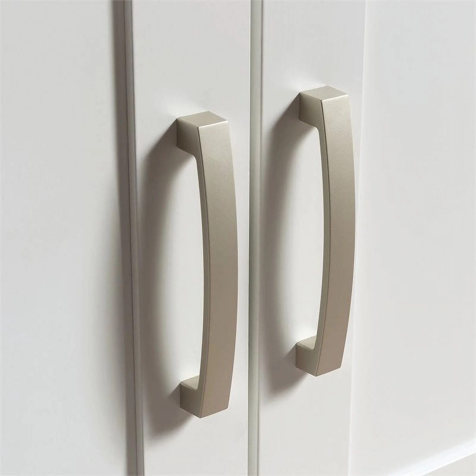 Pemberly Row Modern Engineered Wood Multi-Purpose Storage Craft Armoire in White