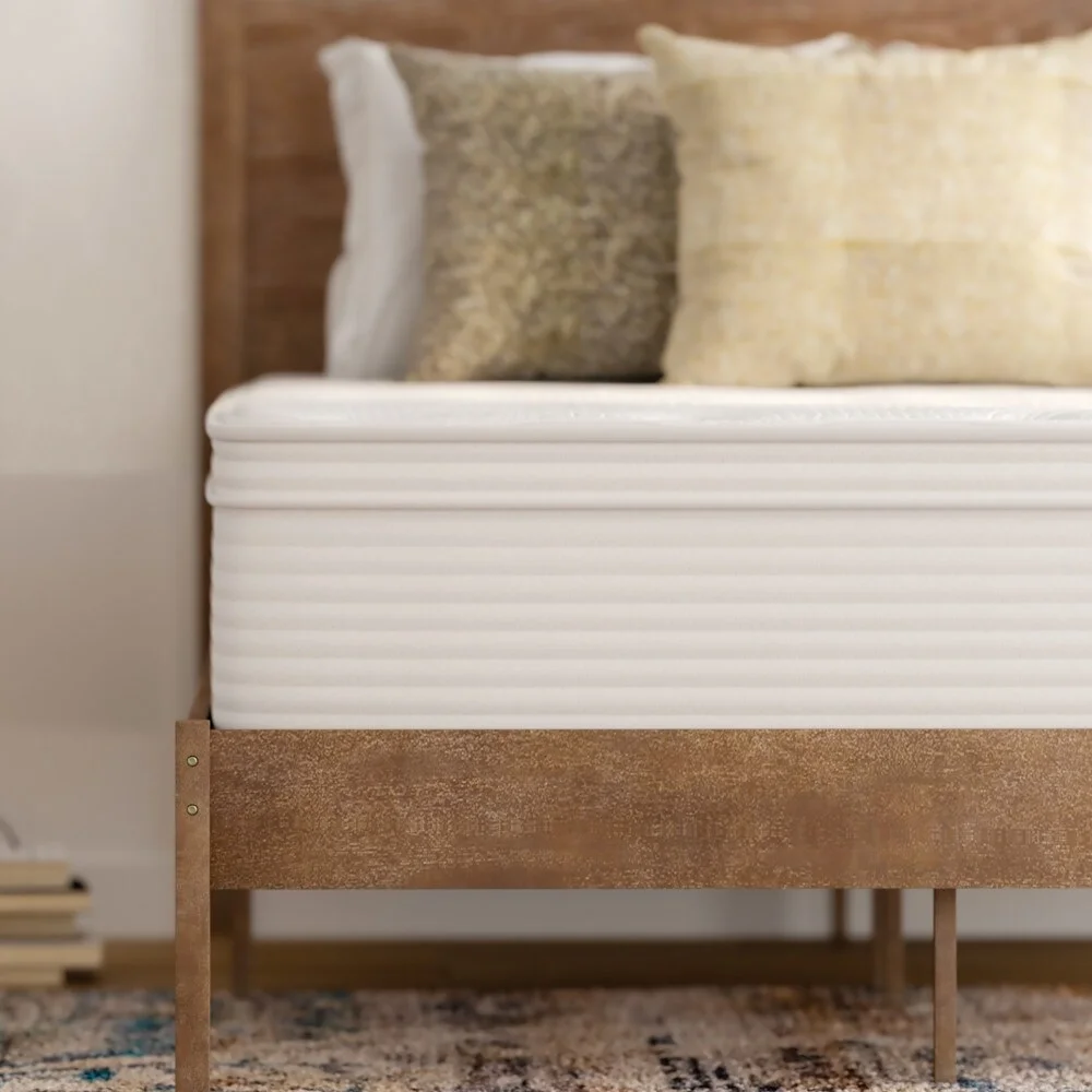 Taylor & Logan Euro Top Hybrid Pocket Spring & Foam Mattress in a Box with Edge Support Full