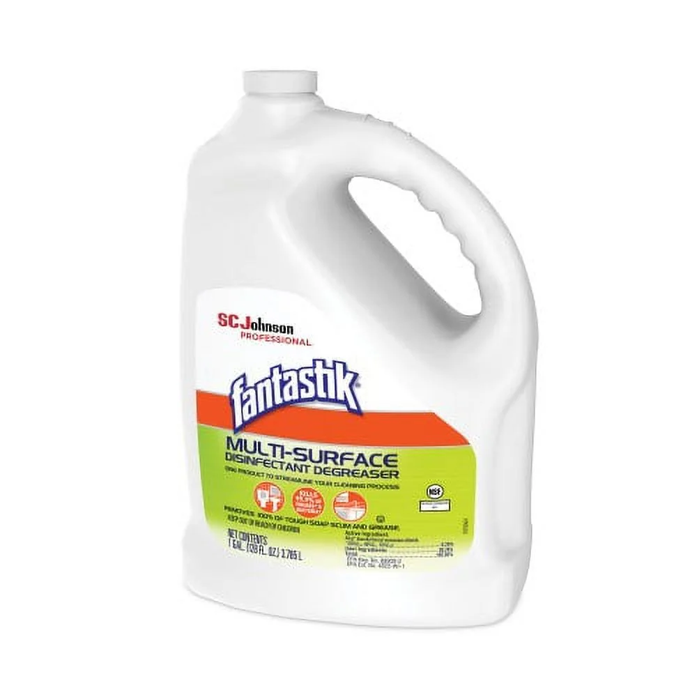Fantastik Multi-Surface Disinfectant Degreaser, Pleasant Scent, 1 Gallon Bottle, Each
