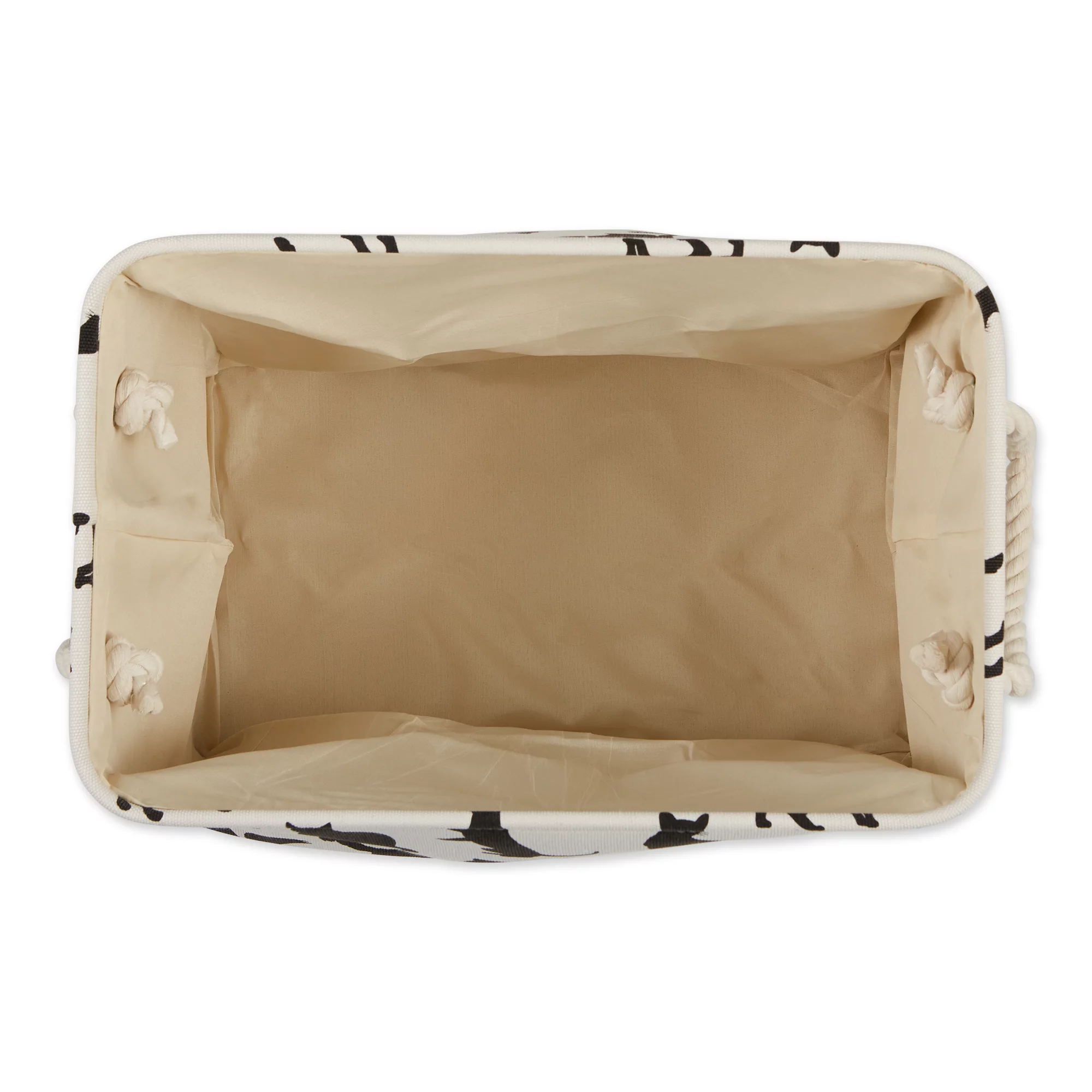 Bone Dry Pet Storage Collection with Soft Rope Handles, Large Rectangle, 17.5x12x15