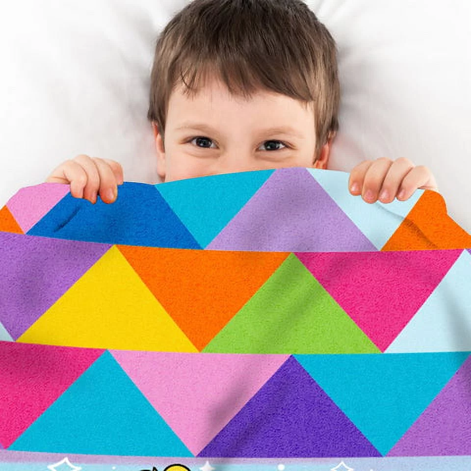 Sleep Squad Care Bears 60” x 80” Raschel Plush Blanket