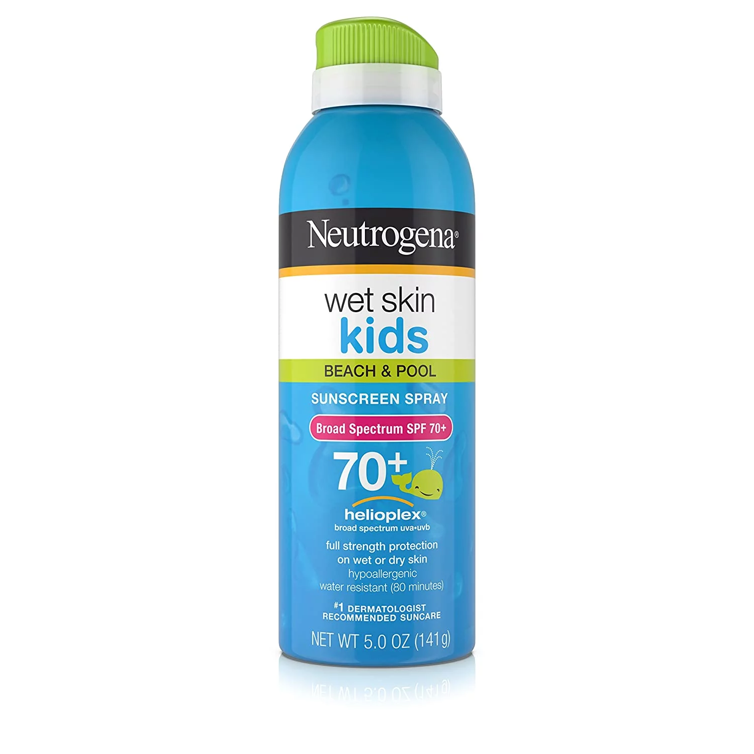 Neutrogena Wet Skin Kids Sunscreen Spray Mist, Water-Resistant and Oil-Free,