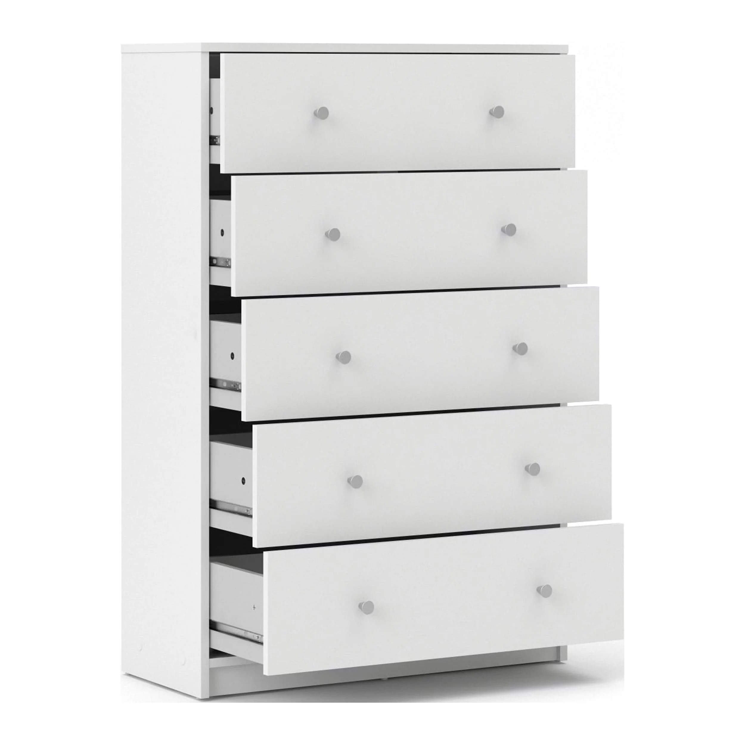 Studio 5 Drawer Dresser, White