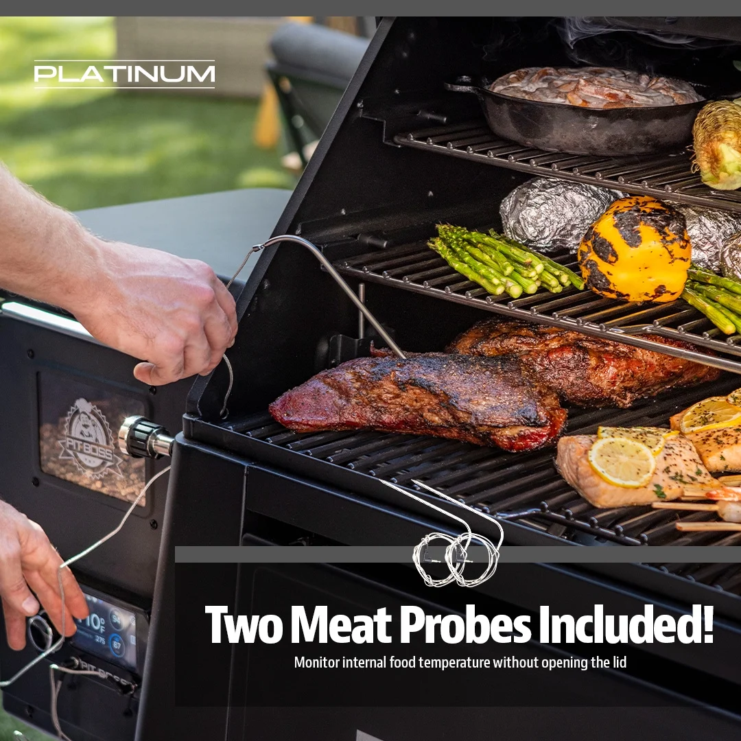 Pit Boss Platinum 1250 Connected Wood Pellet Grill with Wi-Fi® and PID Controller