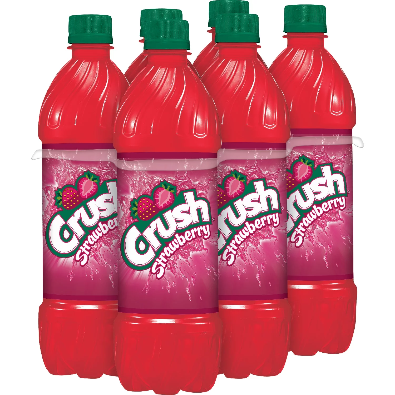 Crush Strawberry Soda, .5 L bottles, 6 pack