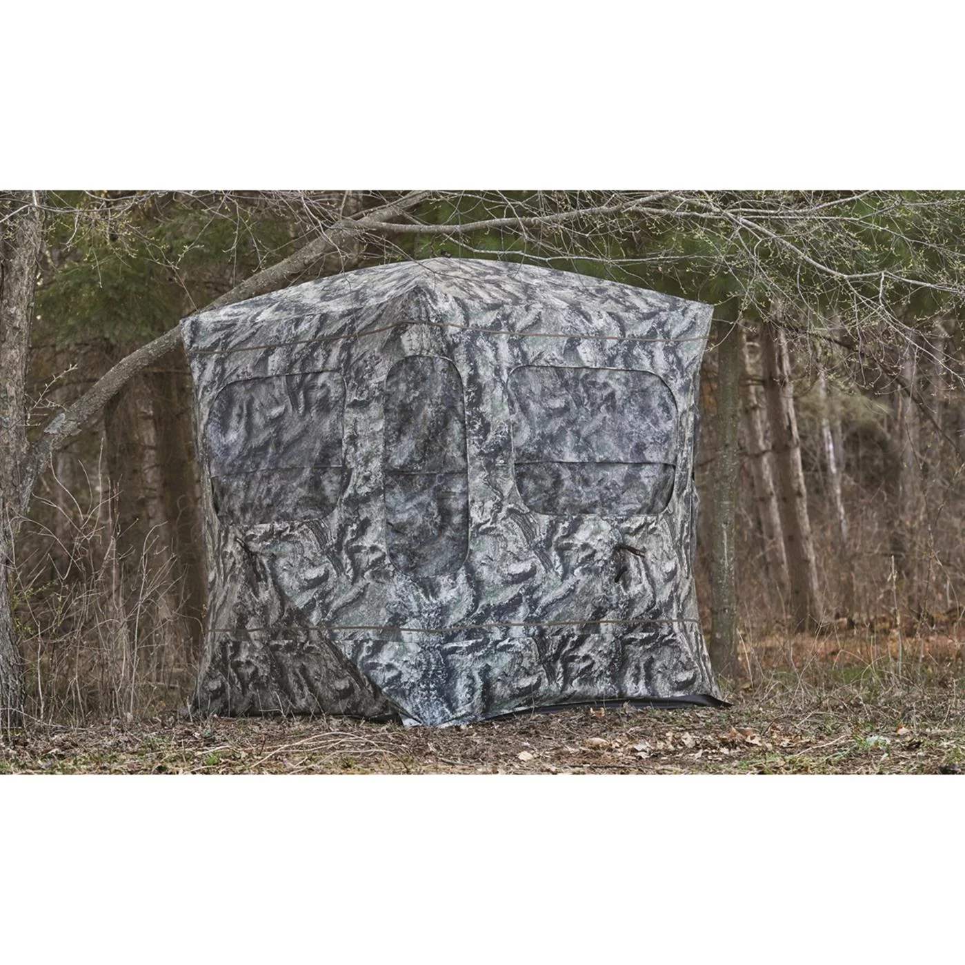 Guide Gear Field General 4-Star Hunting Ground Blind, 1 Man Person Tent, Turkey, Duck, Deer Hunting Gear Equipment Accessories