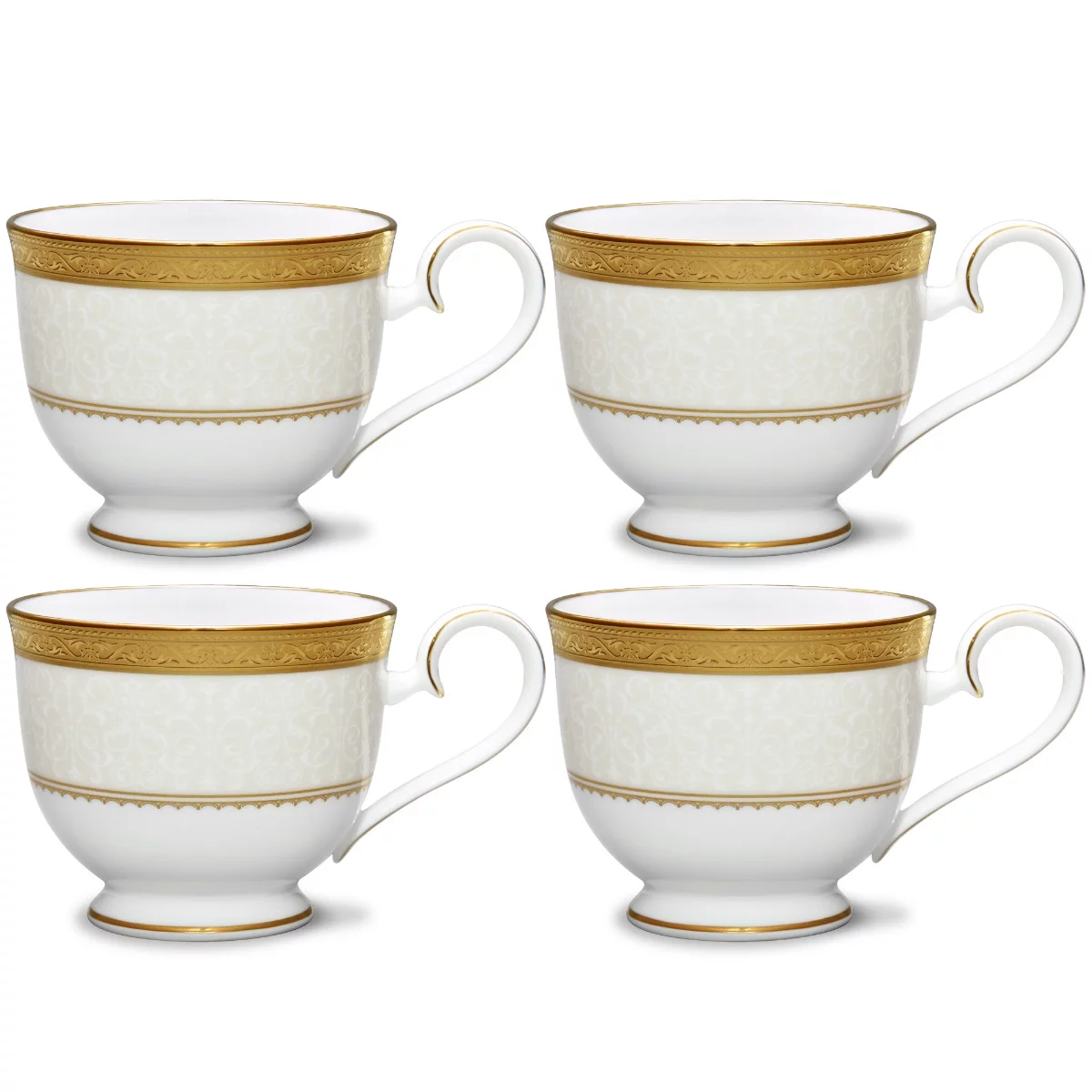 Noritake Odessa Gold Set of 4 Cups