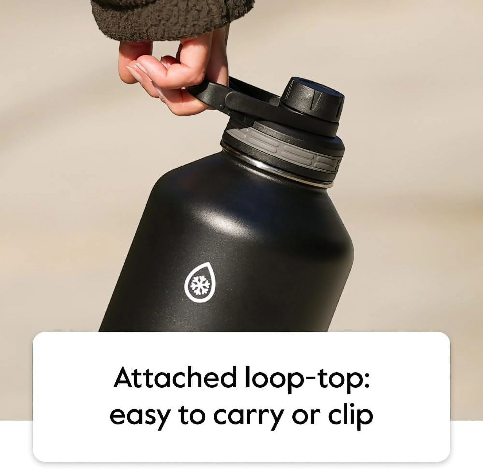 Thermoflask 40oz Stainless steel Insulated Water Bottle 2-pack - Green/White