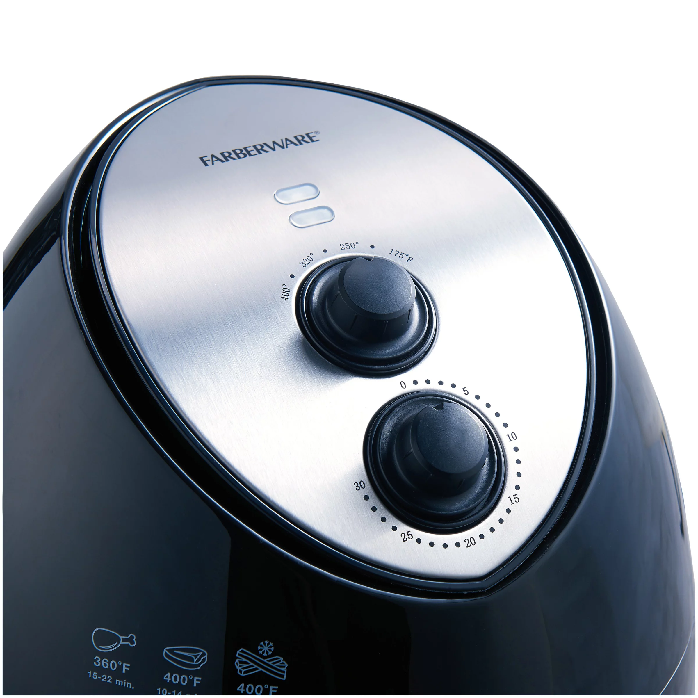 Farberware 3.2 Quart Oil-Less Multi-Functional Air Fryer, Black