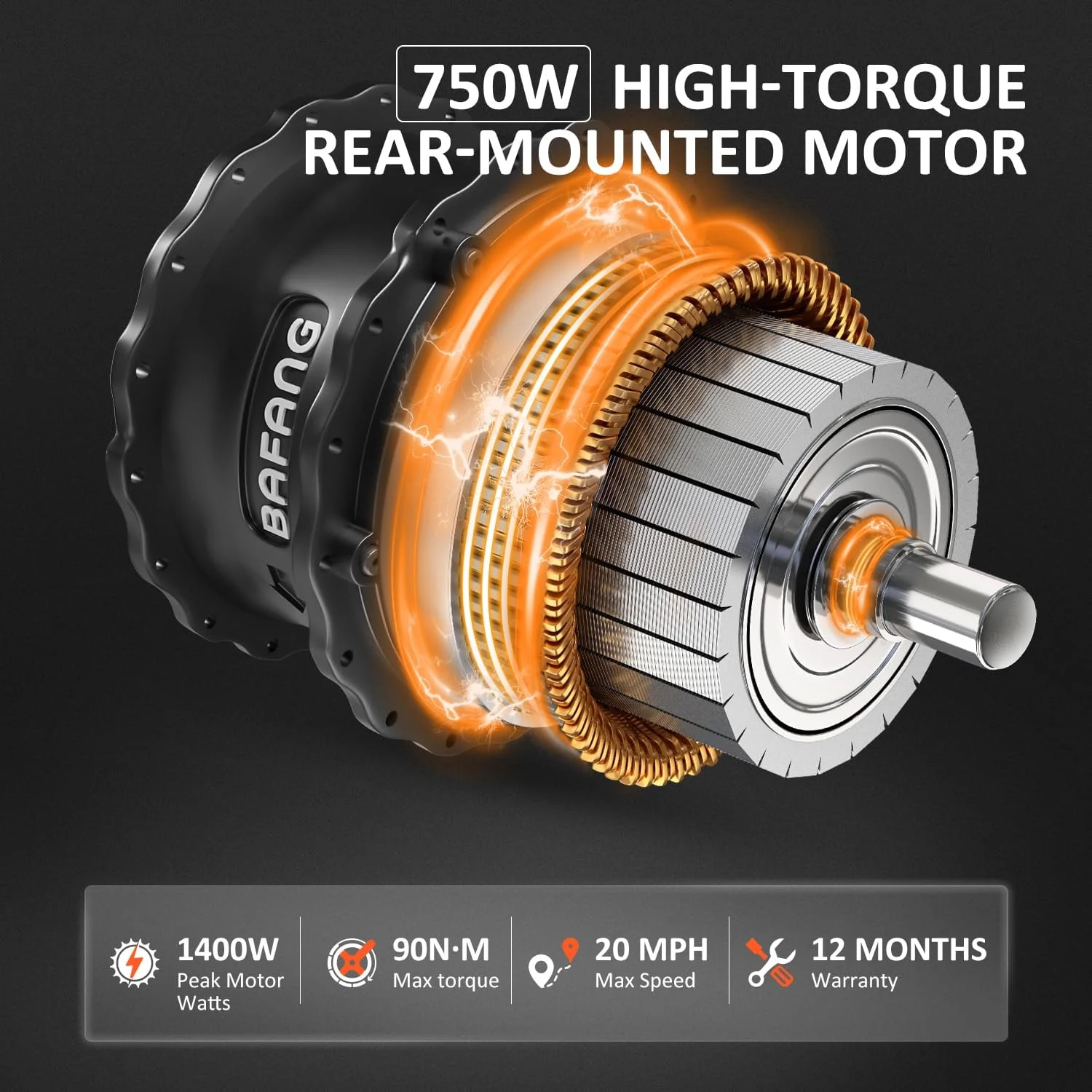 Addmotor Electric Trike, 750W (Peak 1400W) 90Miles Electric Tricycle for Adults, 48V 20Ah Folding 3 Wheel Electric Bikes with Parking Brake & Rear Speed Differential, E-310 Blue