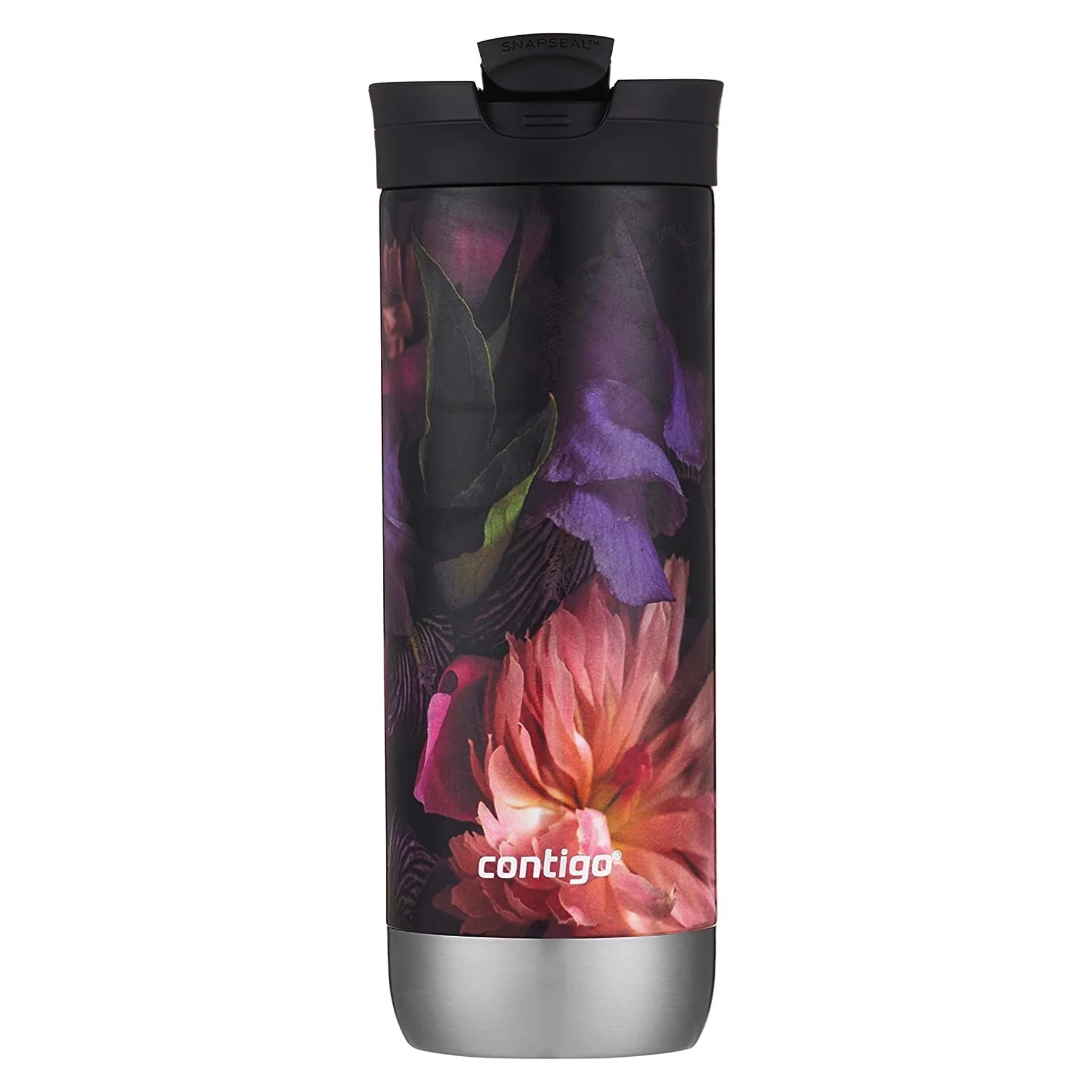 Contigo Couture HURON 2.0 20oz Insulated Travel Mug w/ SNAPSEAL Lid, Nightflower