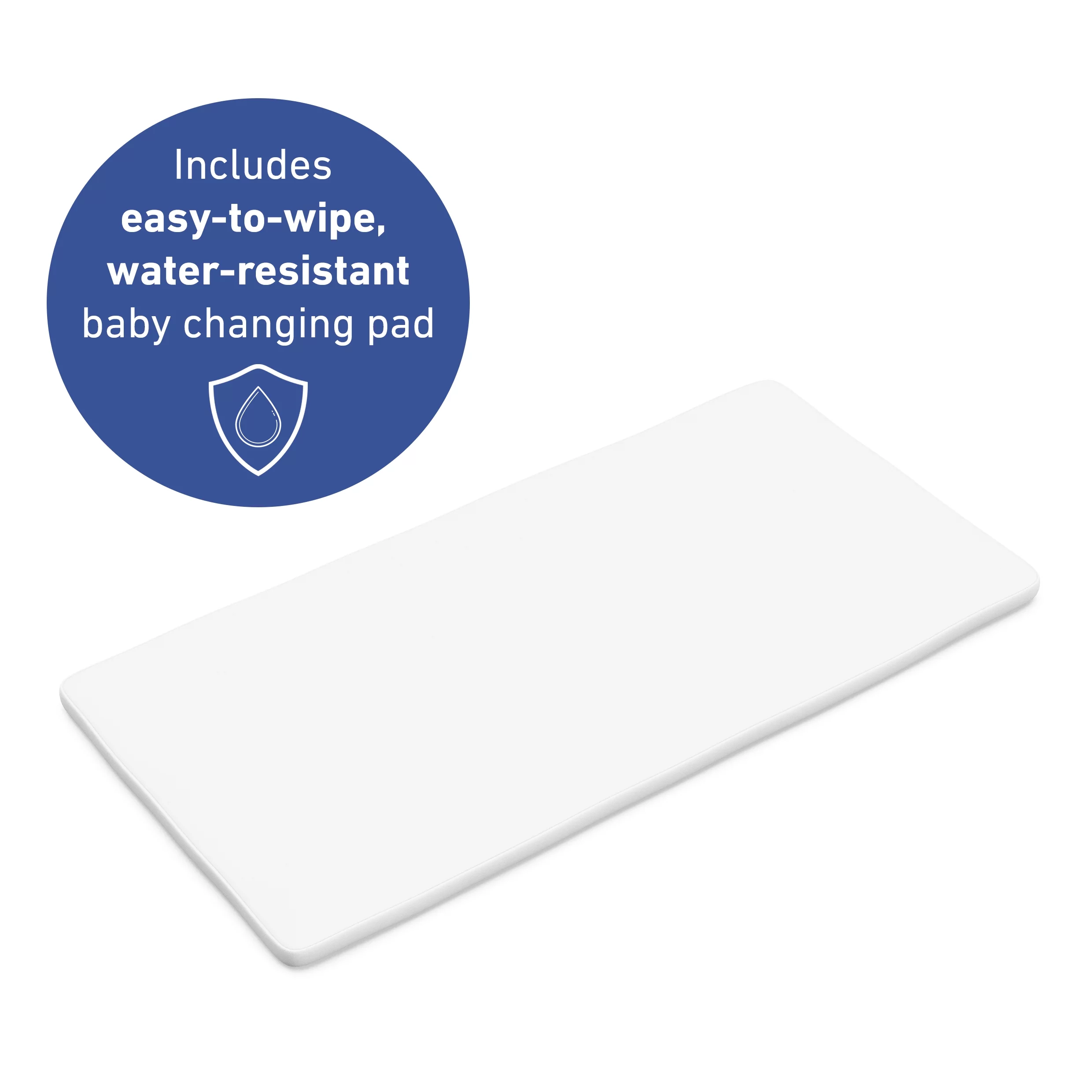 Graco Hadley 5-in-1 Convertible Crib and Changer with Drawer, Pebble Gray