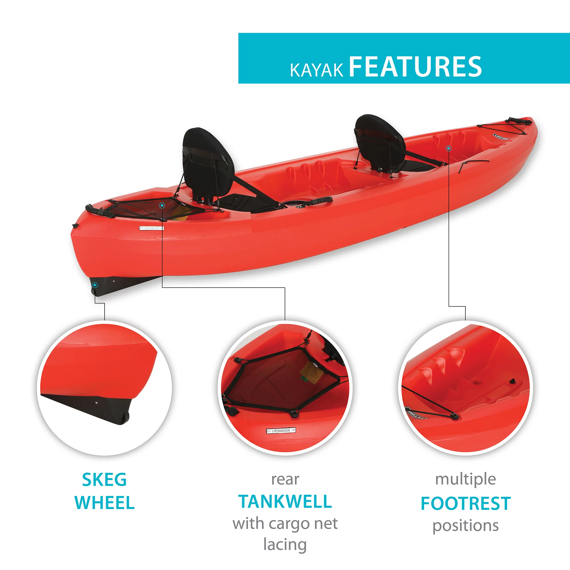 Lifetime Beacon 12 Ft. Tandem Kayak