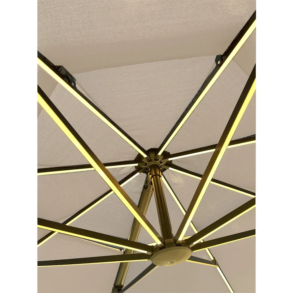 Garden Winds Replacement Canopy Top Cover Compatible with The Allen Roth URM819003J Umbrella - Riplock 350