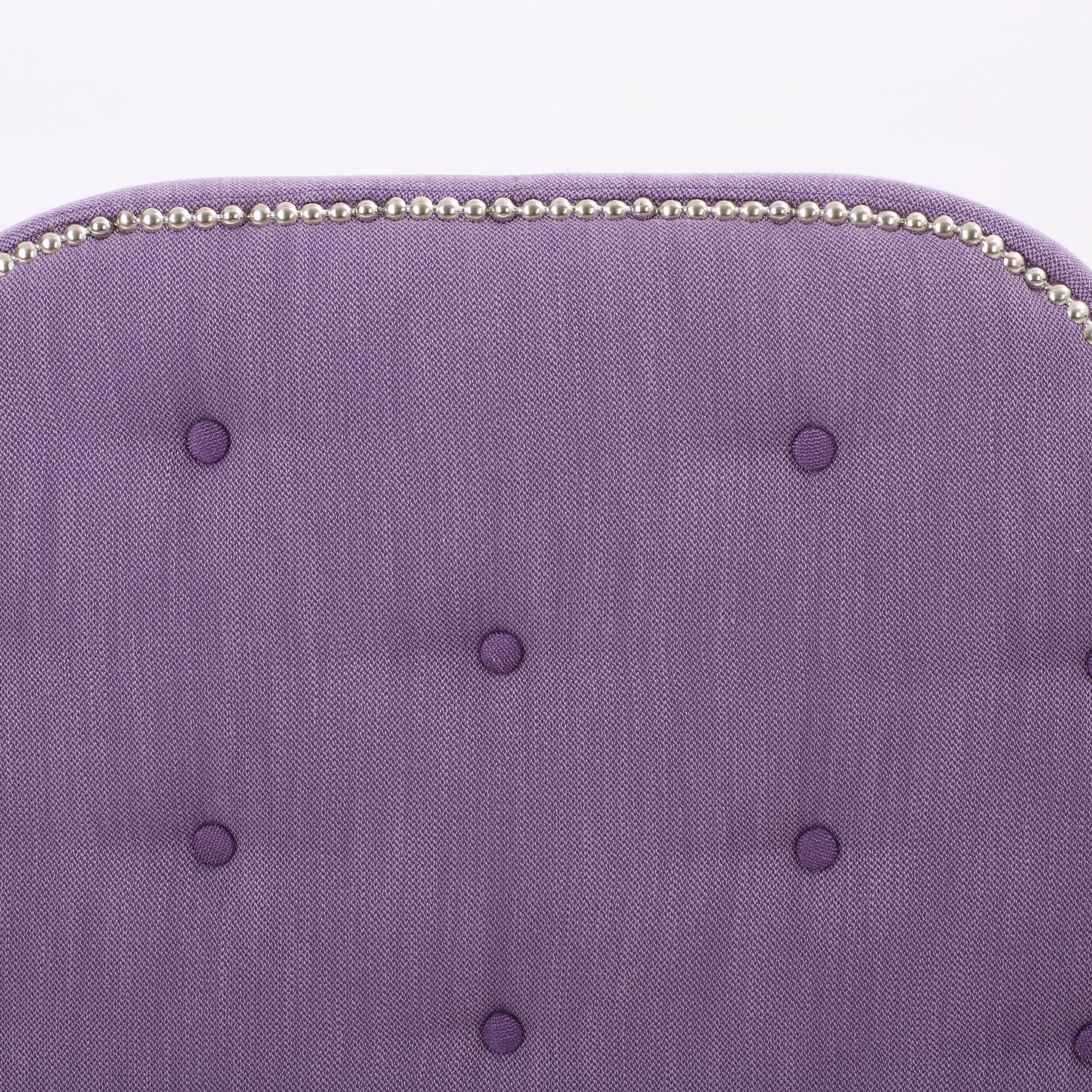Noble House Kathleen Twin Fabric Tufted Kid's Headboard, Light Purple