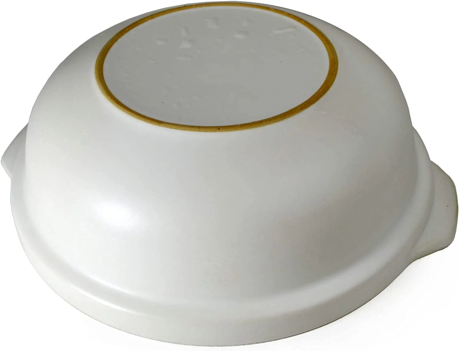 Casserole Clay Pot Heat-resistant Premium Ceramic Bowls Lid Cooking Soup Black White (Black 60oz)