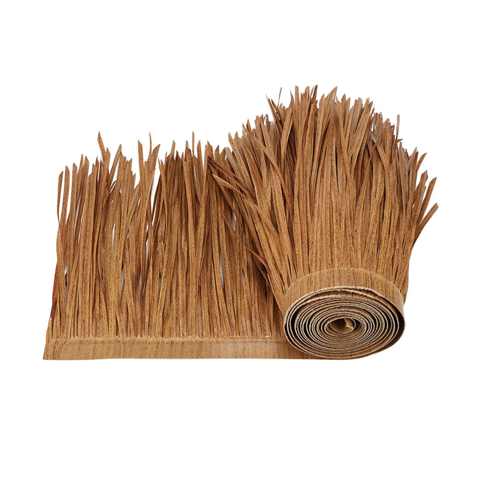 Straw Roof Thatch Fake Devices Panel Palm Thatch Roll for Patio Hut Bar A