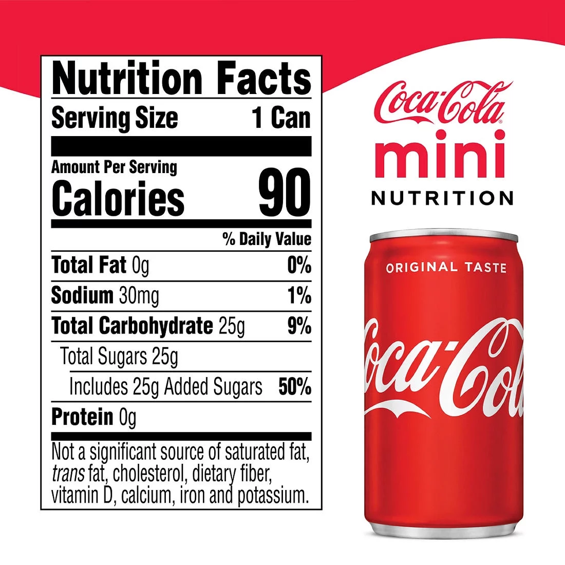 Coca-Cola Mini, 30 pk./7.5 oz. cans