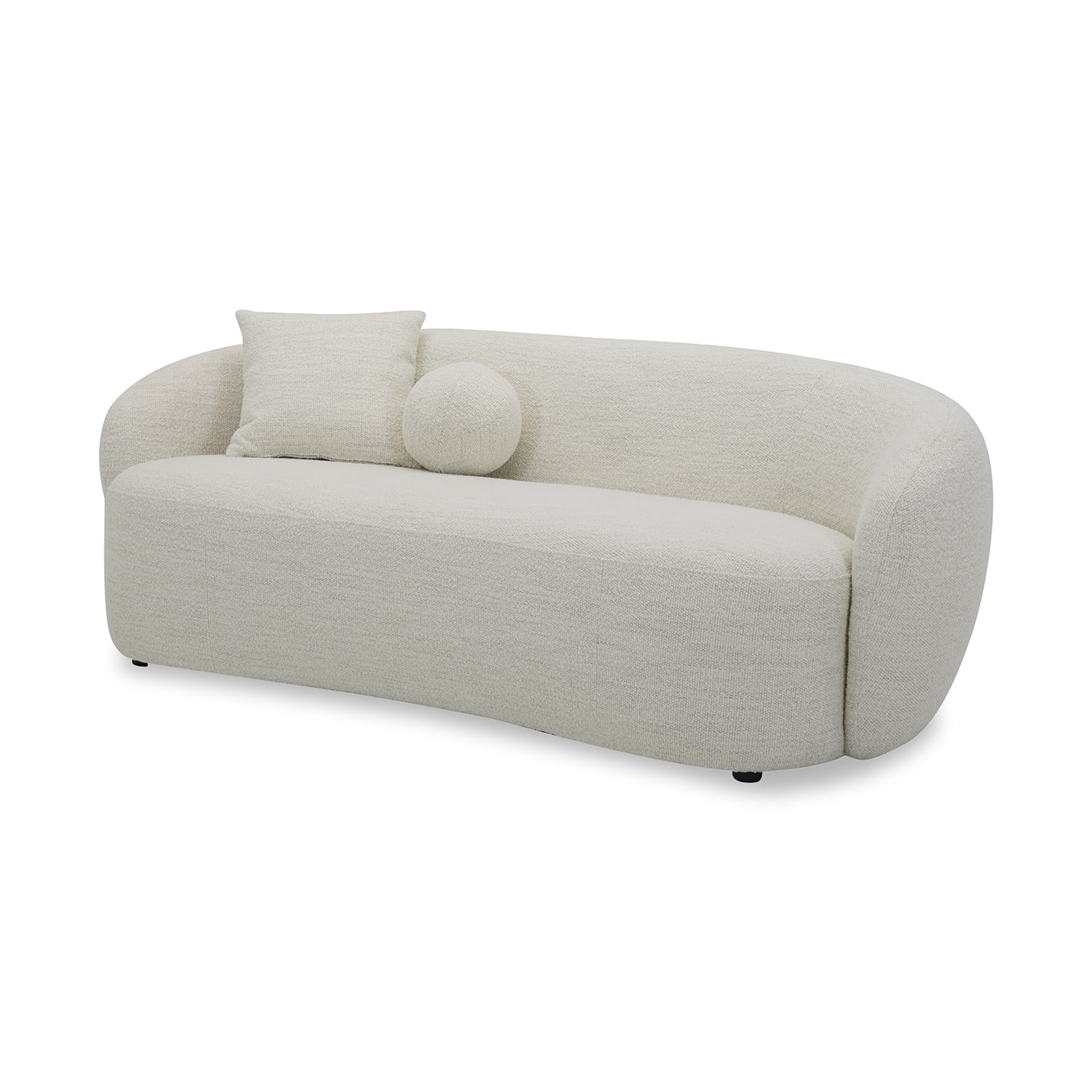Better Homes & Gardens Juliet Curved Sofa, Ivory