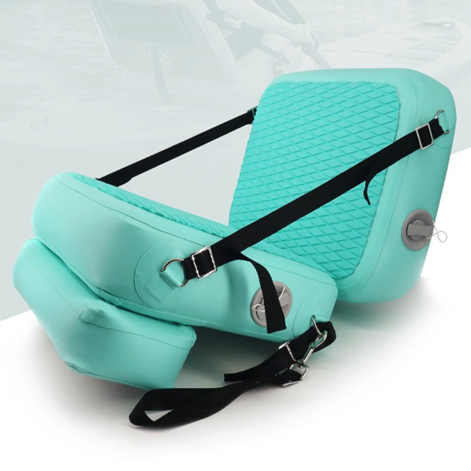 Tnarru Inflatable Kayak Boat Seat,Fishing Seat Padded,Durable Support Canoe Seat Air Cushion for Kayaking,Camping,Bleachers,Drifting