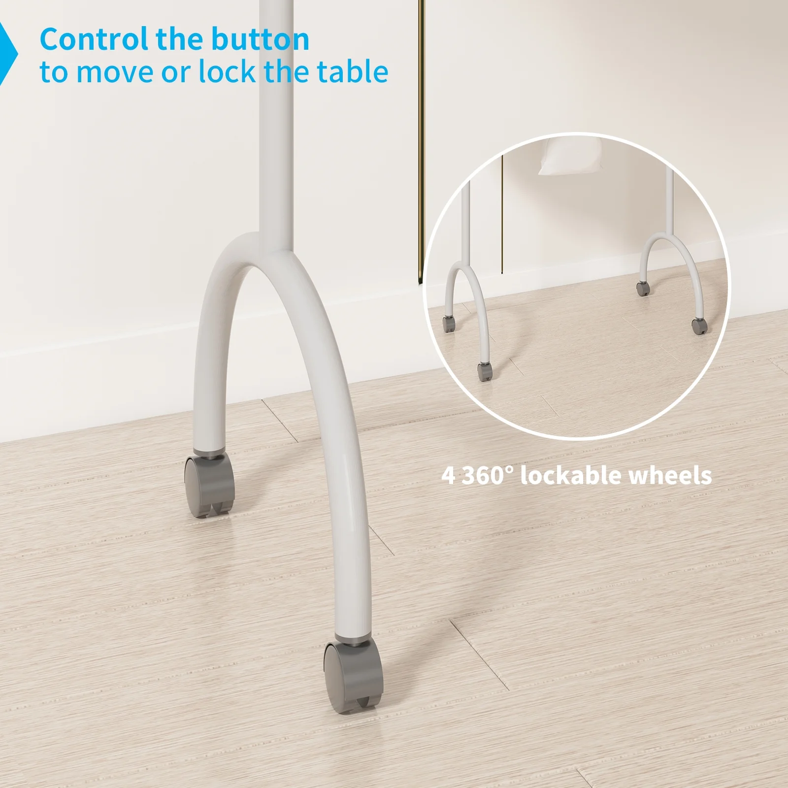 TABU Portable Folding Manicure Nail Table Station with Dust Collector Fan and Magnifying Glass Lamp,Pink