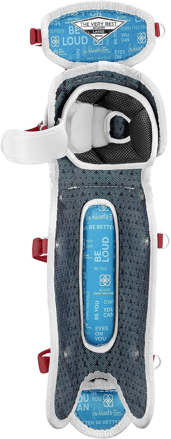 Easton Jen Schro The Very Best Fastpitch Softball Catchers Box Set, Medium, Stars & Stripes