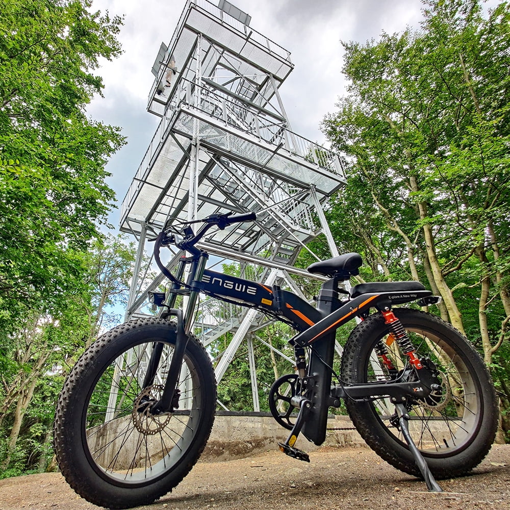 ENGWE Electric Bike,8 Speed Tire 24x4.0 Snow Maximum Speed E-bike 48v 19.2ah 24in 48v 19.2ah 1000w 31mph 24x4.0 Bike 24in Speed 31mph 1000w 8 All-terrain