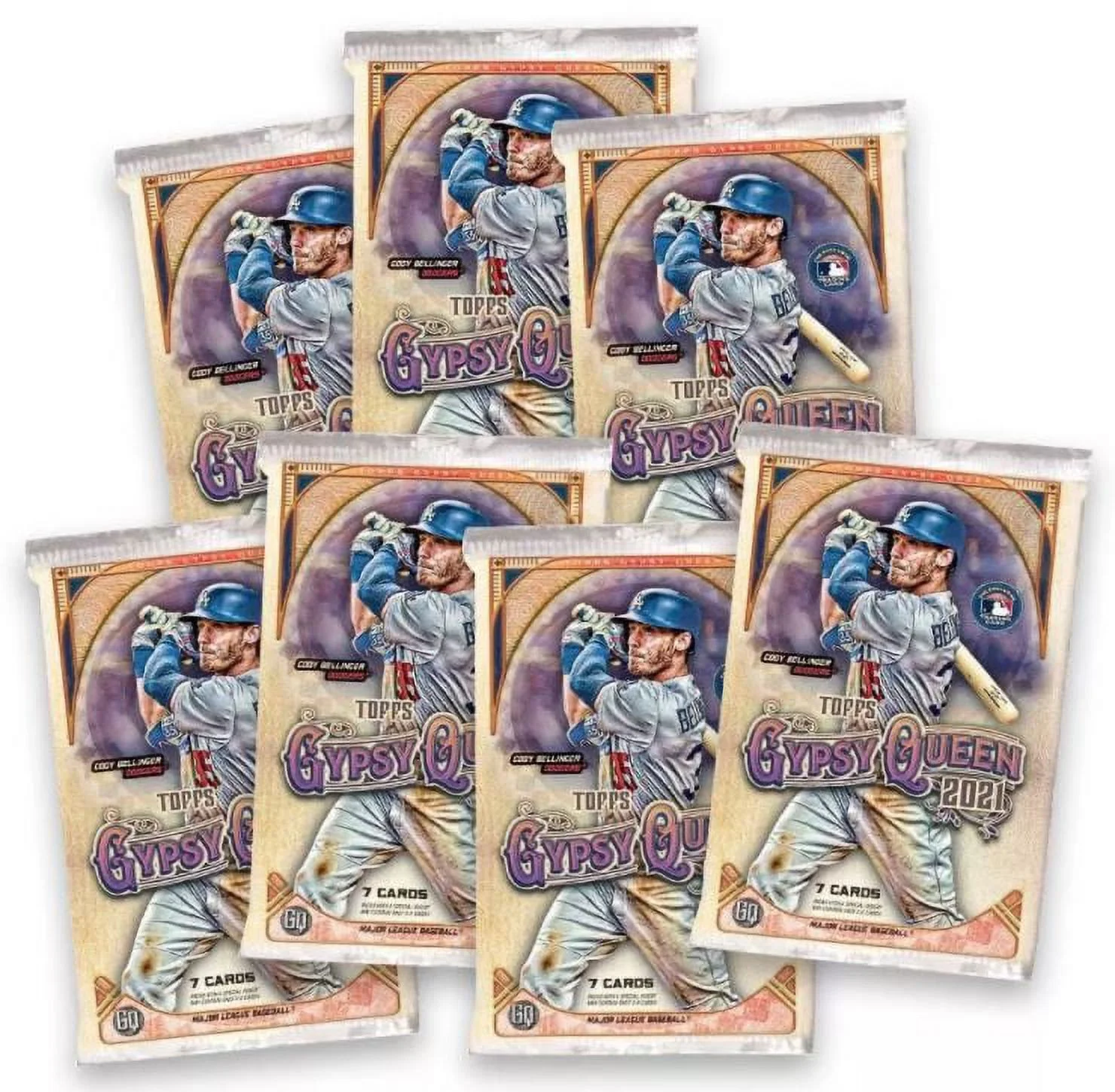 MLB 2020 Allen & Ginter Baseball 2021 Gypsy Queen Baseball Trading Card BLASTER Box (7 Packs)