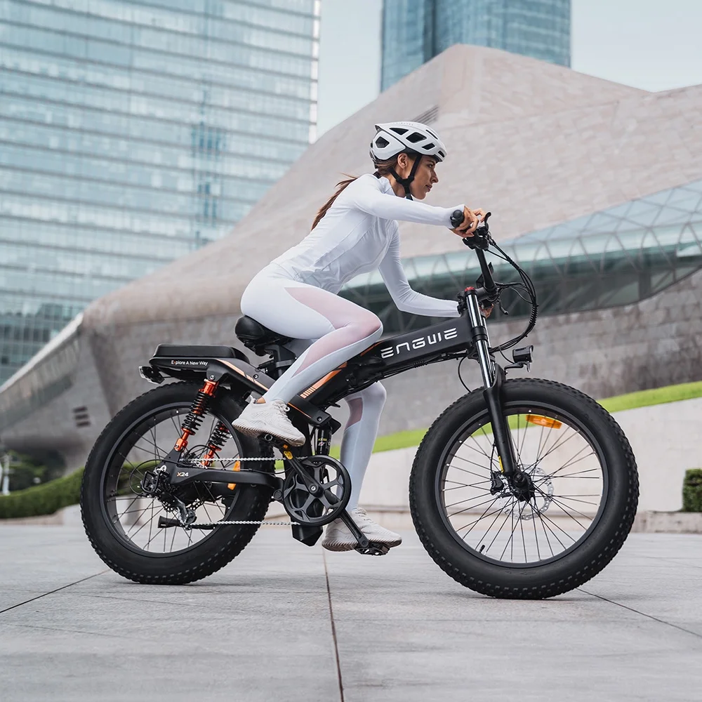 ENGWE Electric Bike,8 Speed Tire 24x4.0 Snow Maximum Speed E-bike 48v 19.2ah 24in 48v 19.2ah 1000w 31mph 24x4.0 Bike 24in Speed 31mph 1000w 8 All-terrain