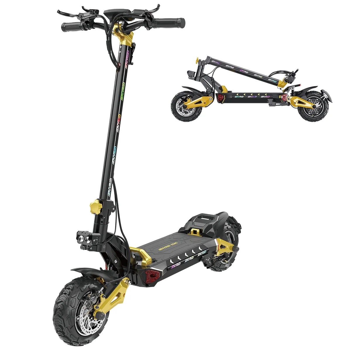 iENYRID Electric Scooter for Adults with 40 - 45 Miles Long Range & 350lbs Capacity, Folding Commute E-Scooter with 1200W Dual Motor & 48V 23AH Li-battery, Foldable Electric Skateboard for Adult