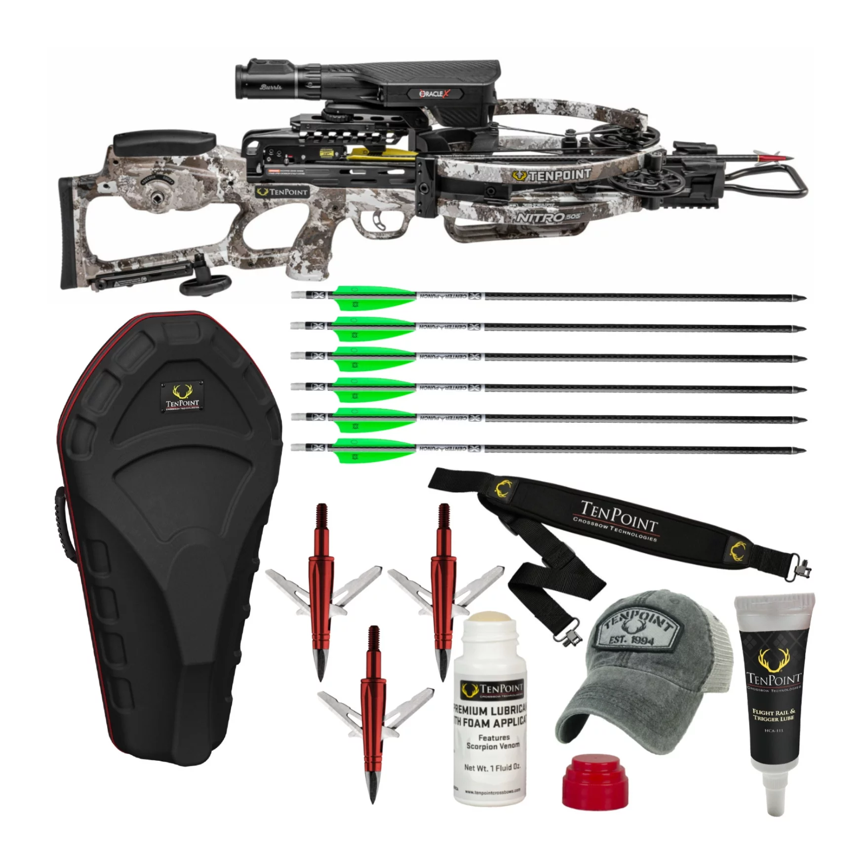 TenPoint Nitro 505 Oracle ACUslide Burris Oracle X Scope (Veil Alpine) Elite