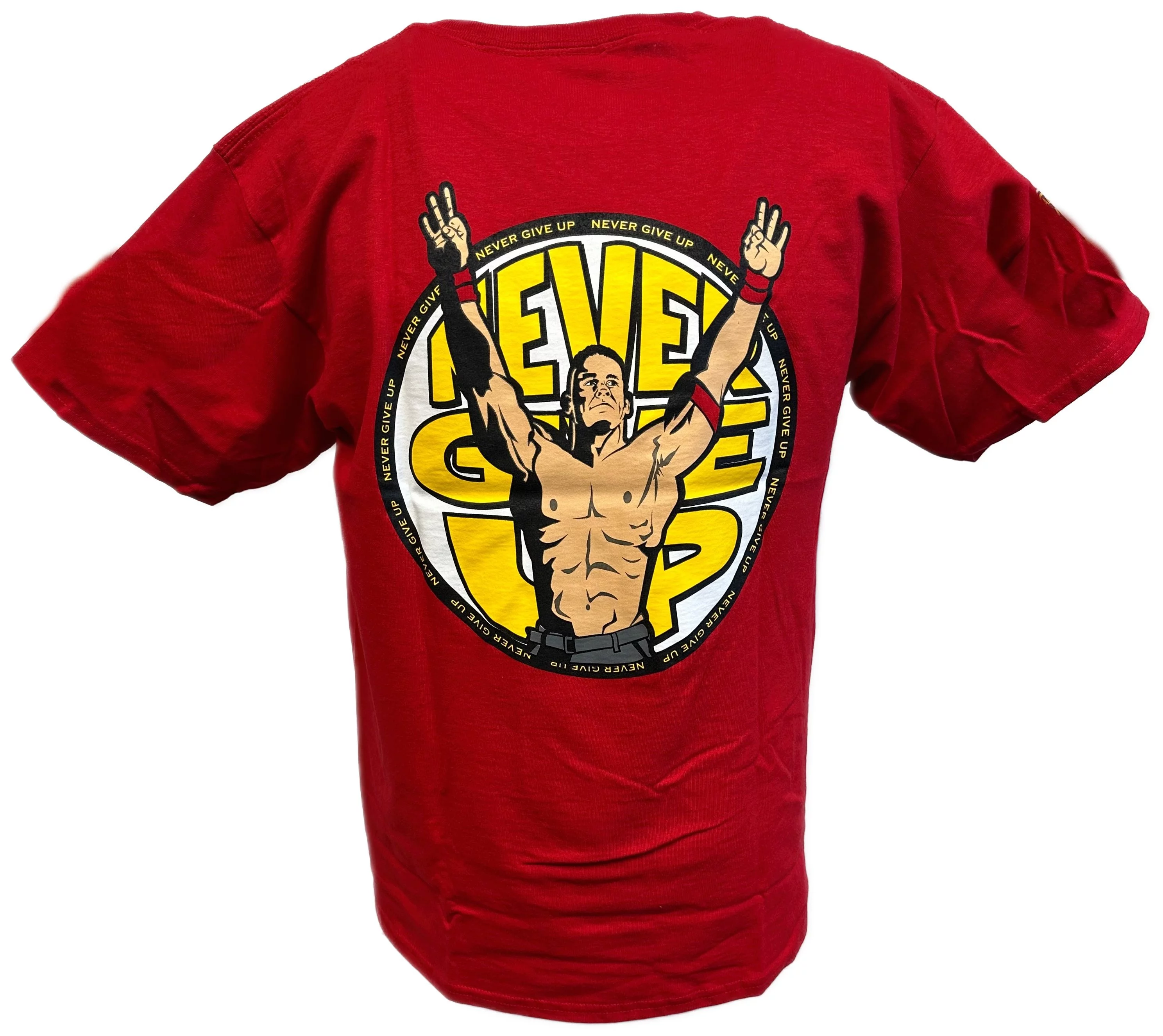 John Cena U Can't C Me Red Gold Mens T-shirt