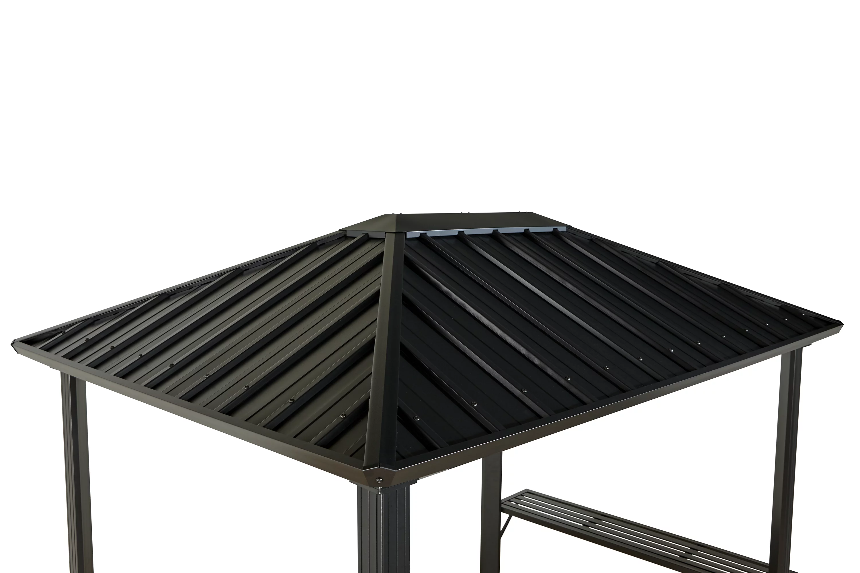 Sojag Dakota Grill Gazebo 6 x 8-Durable and Corrosion Resistant Aluminum Frame, Brown