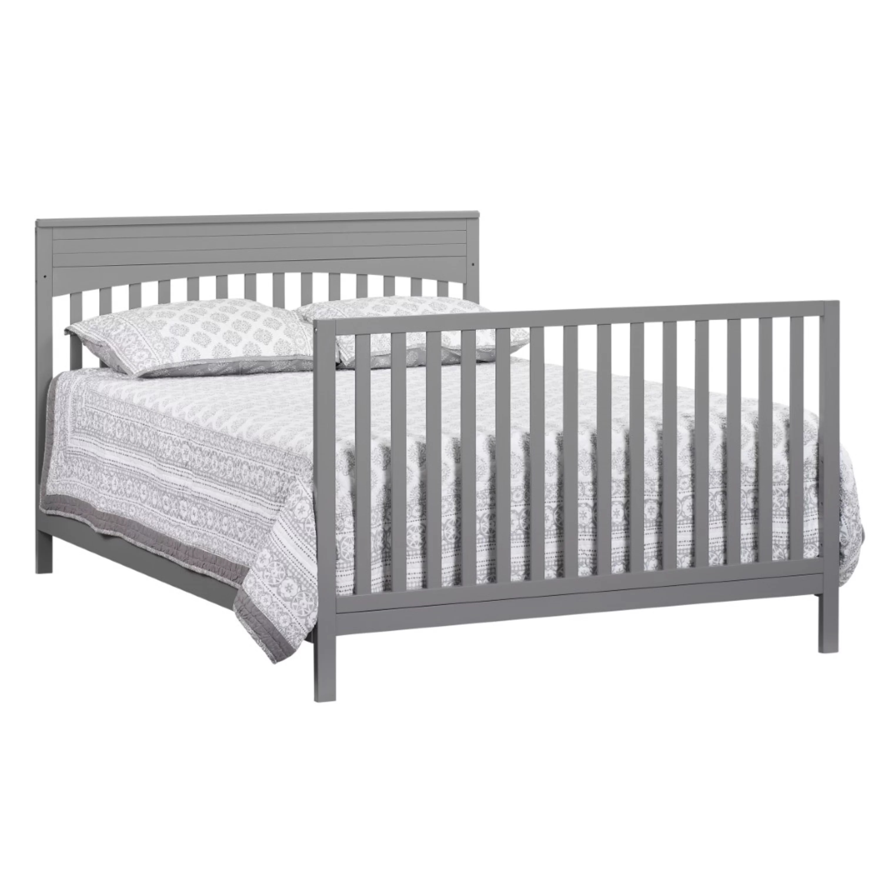 Oxford Baby Full Bed Conversion Kit for Harper 4-in-1 Convertible Crib, Dove Gray