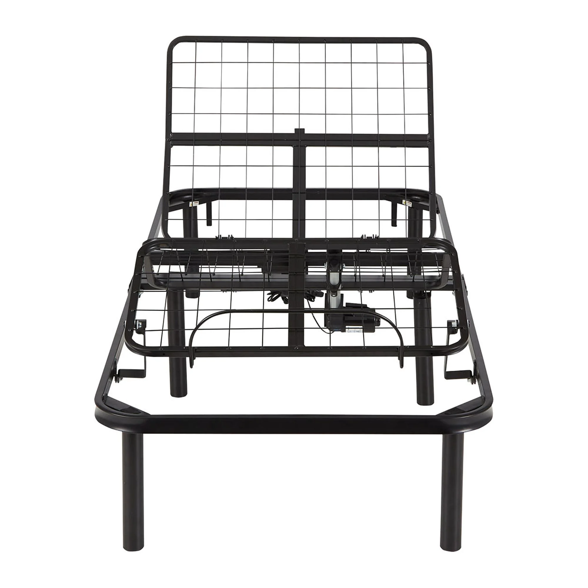 Lucid Basic Remote Controlled Steel Adjustable Bed Base, Twin XL