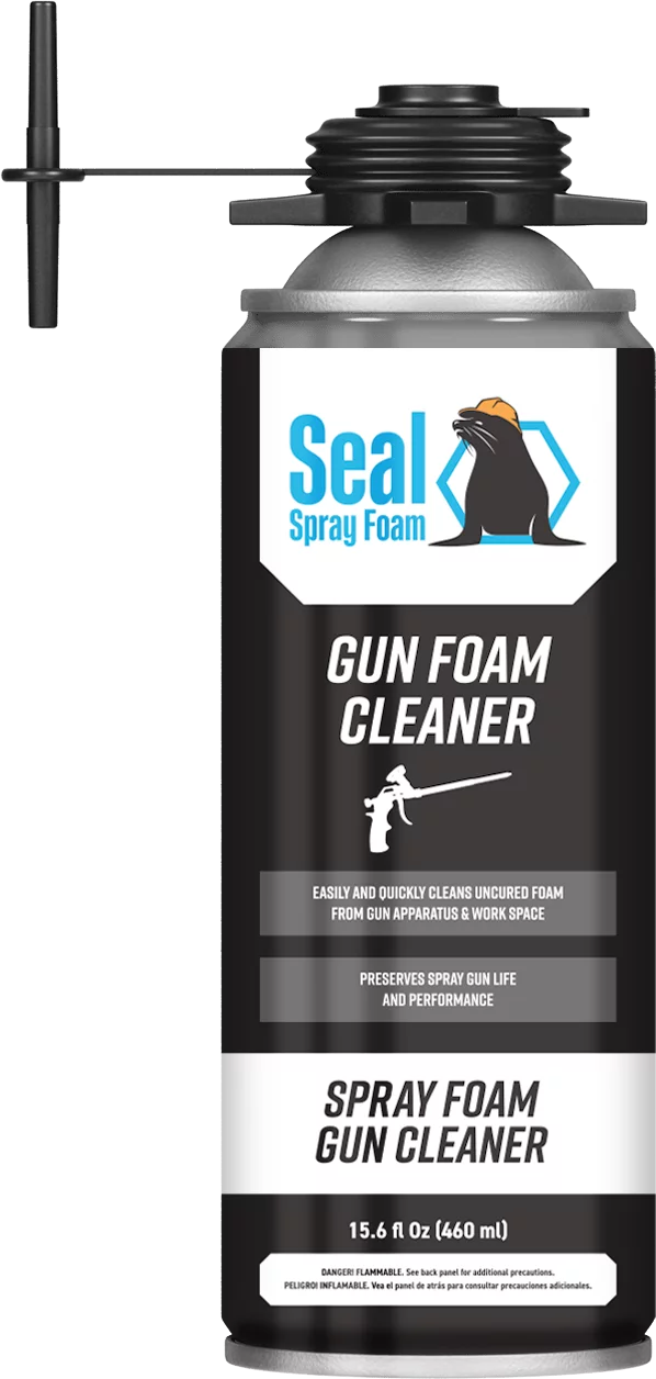 Seal Spray Foam CCI Foam Can Kit w/ 300 Board FT-12 Cans, 2 Gun Foam Applicators, 2 Cans of Cleaner, 1 pair L gloves, 1 pair XL gloves, 2 pair Safety Glasses