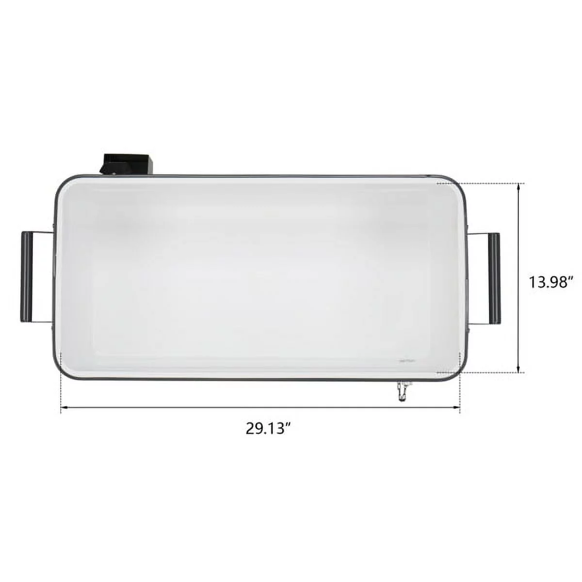 80 Quart Rolling Ice Chest Cooler Cart,Patio Backyard Party Drink Beverage Bar Stand Up Cooler Trolley with Ice Scoop