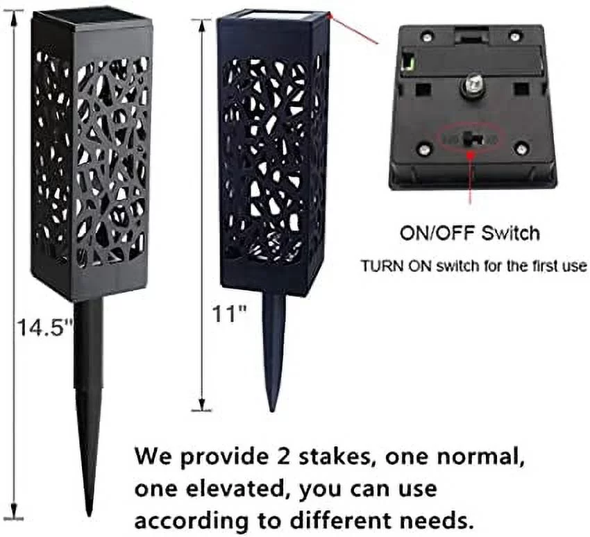 Maggift Solar LED Garden Lights - 8 Pcs Patio Lights - Automatic Decorative Landscape Lighting for Patio, Yard, and Garden